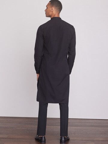 Next Comfort Fit Hemd in Schwarz