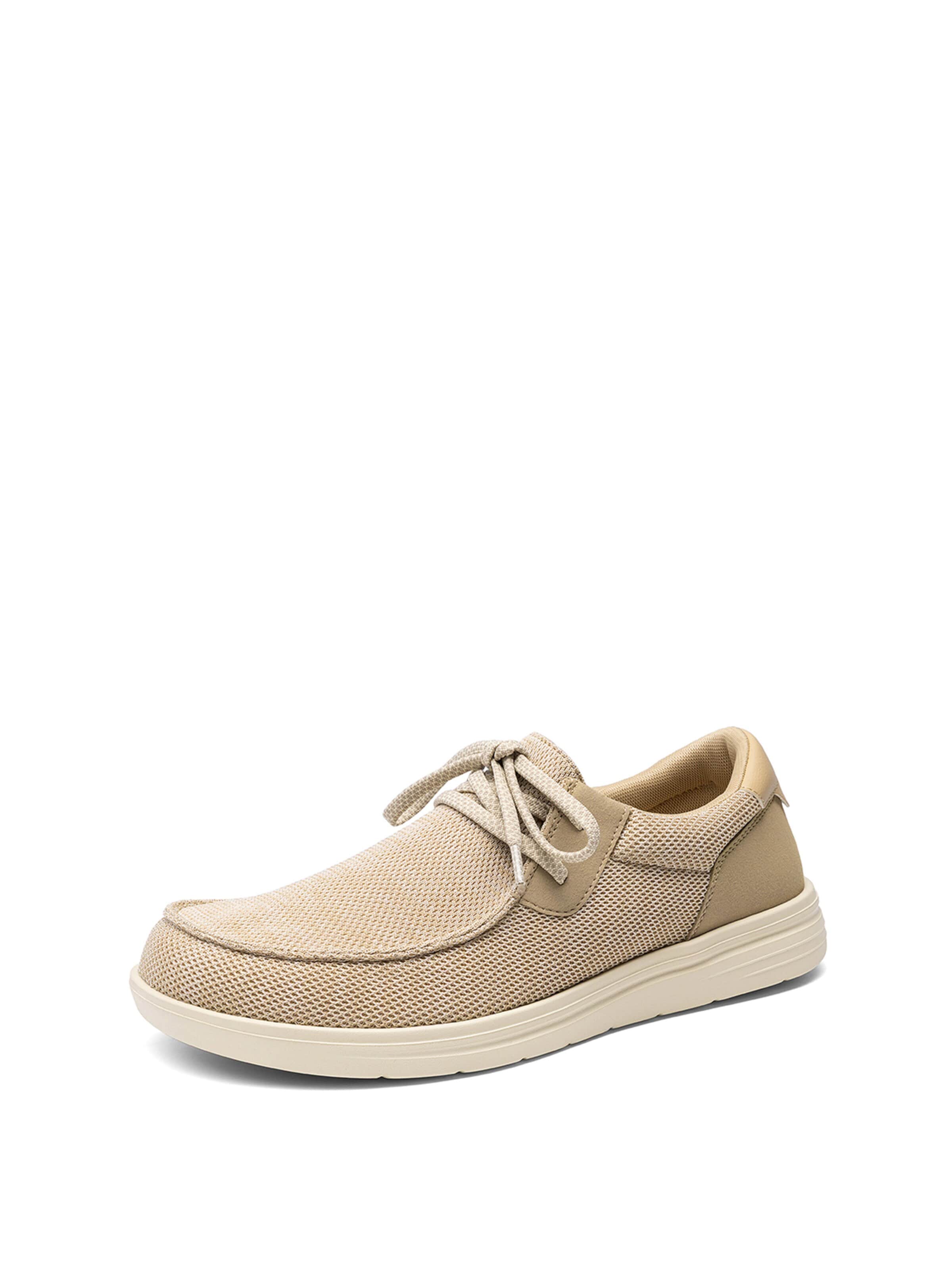 Bruno Marc Slipper 'Bruno Marc Herren Arch Support Freizeit Slipper Breite Zehenbox Rutschfeste Leichte Atmungsaktive'‌‌‌‌‌‌‌‌ in Beige: Vorderseite