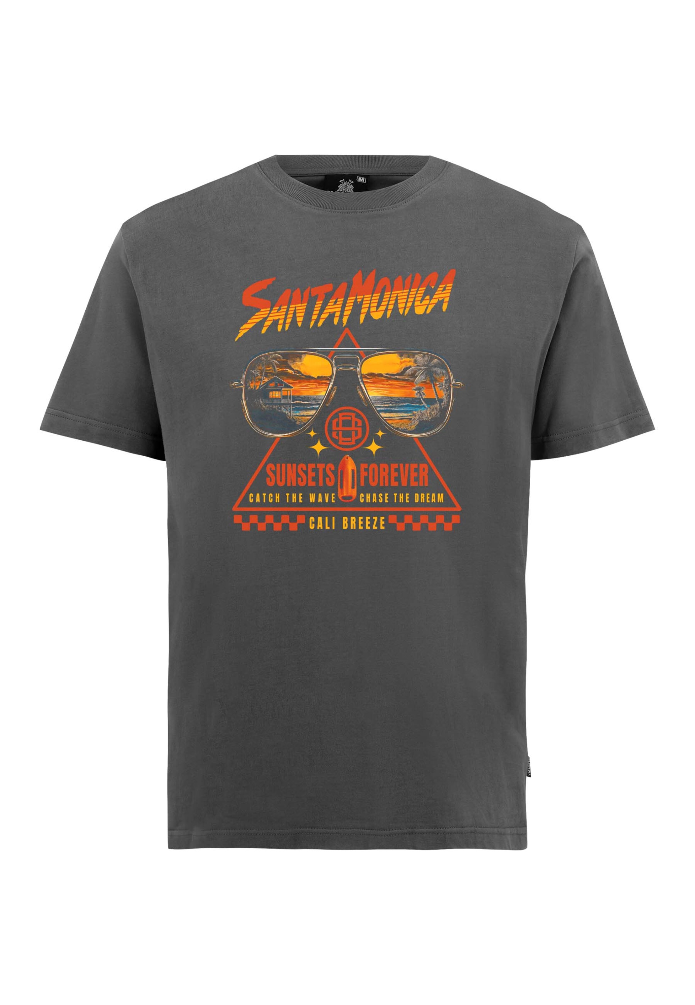 Oldskull Shirt in Grijs: voorkant