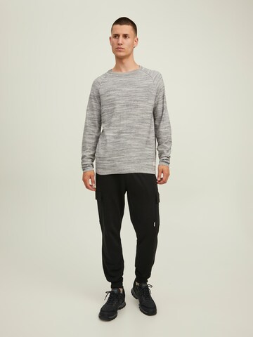 JACK & JONES Pullover 'Berg' i grå