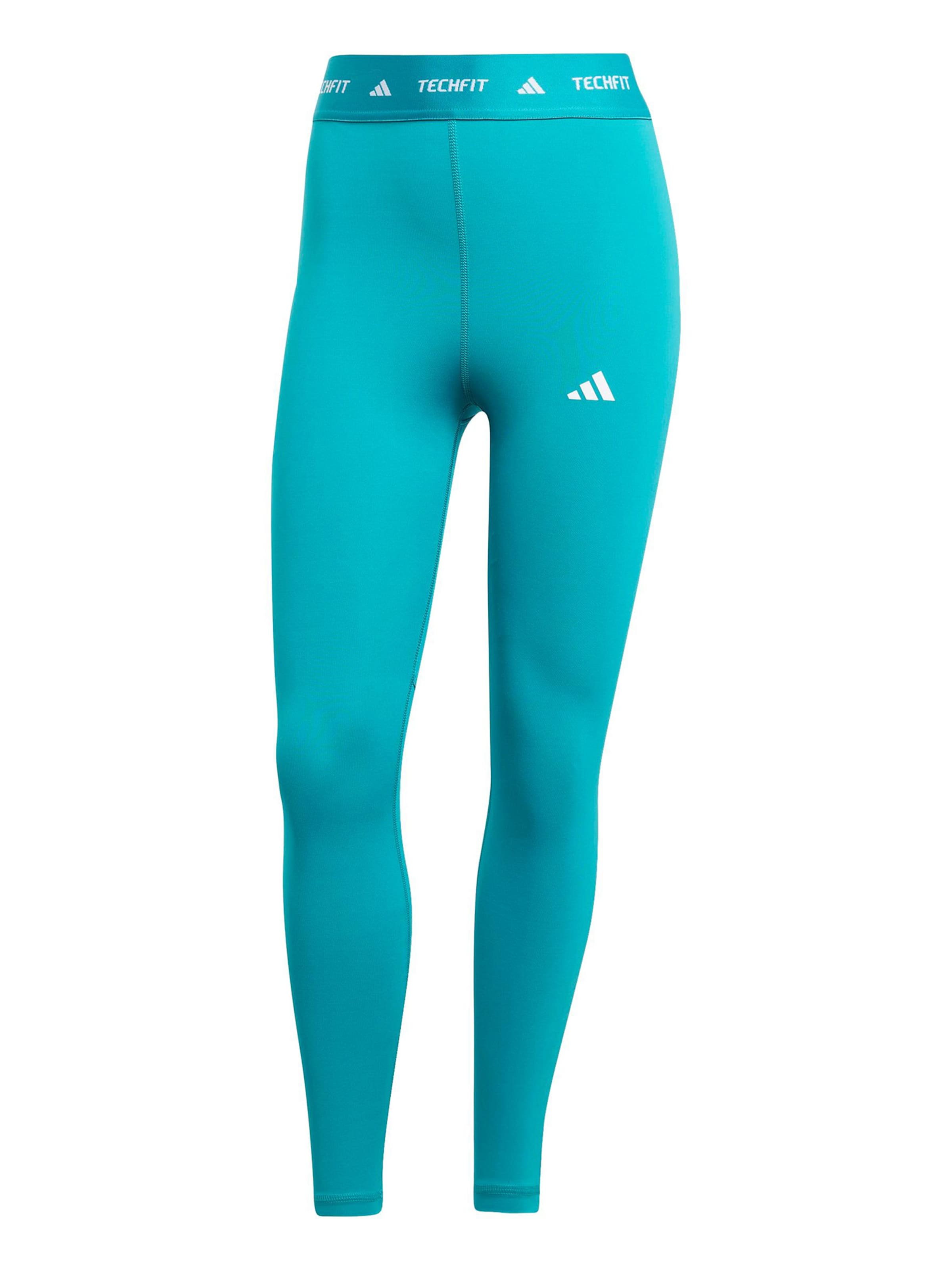 ADIDAS PERFORMANCE Workout Pants in Green: front
