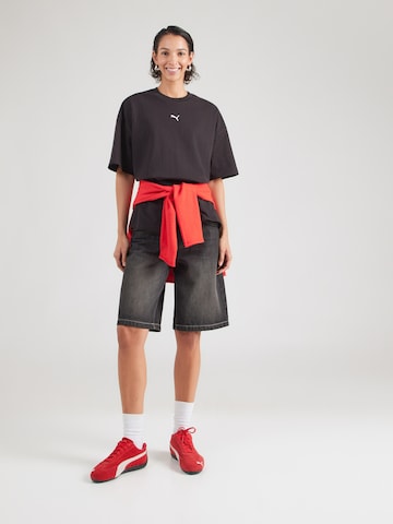 T-shirt oversize 'Essentials' PUMA en noir