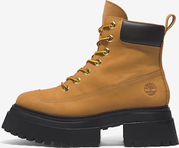 TIMBERLAND Lace-Up Ankle Boots 'Sky 6' in Brown: front