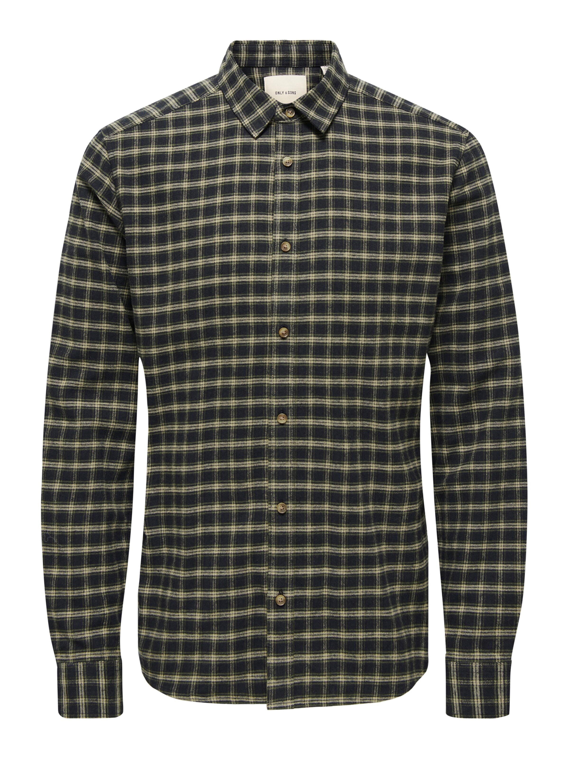 Chemise 'ONSGUDMUND' Only & Sons en noir : devant