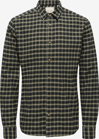 Chemise 'ONSGUDMUND' Only & Sons en noir : devant