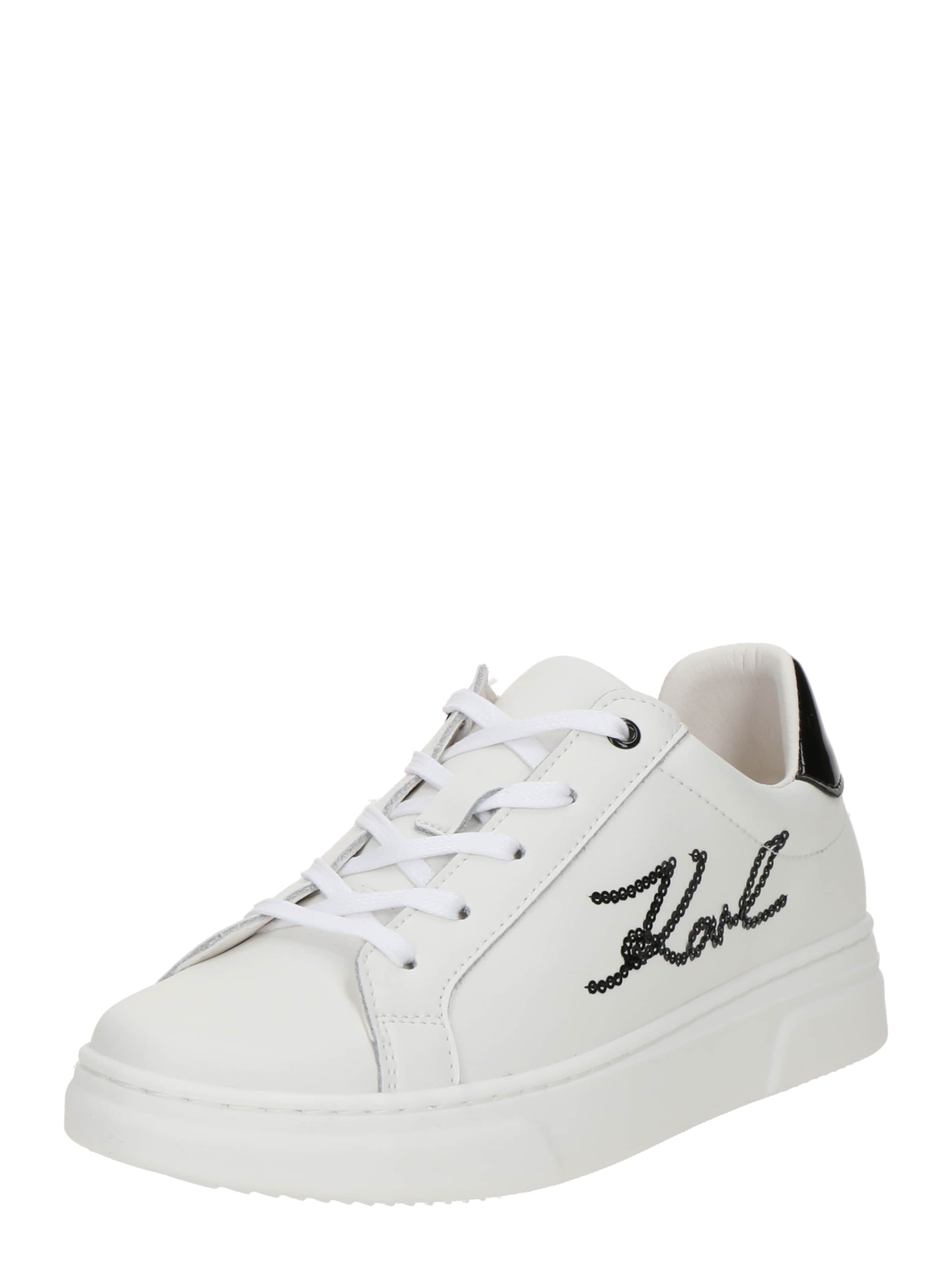 Karl Lagerfeld Σνίκερ σε λευκό: μπροστά