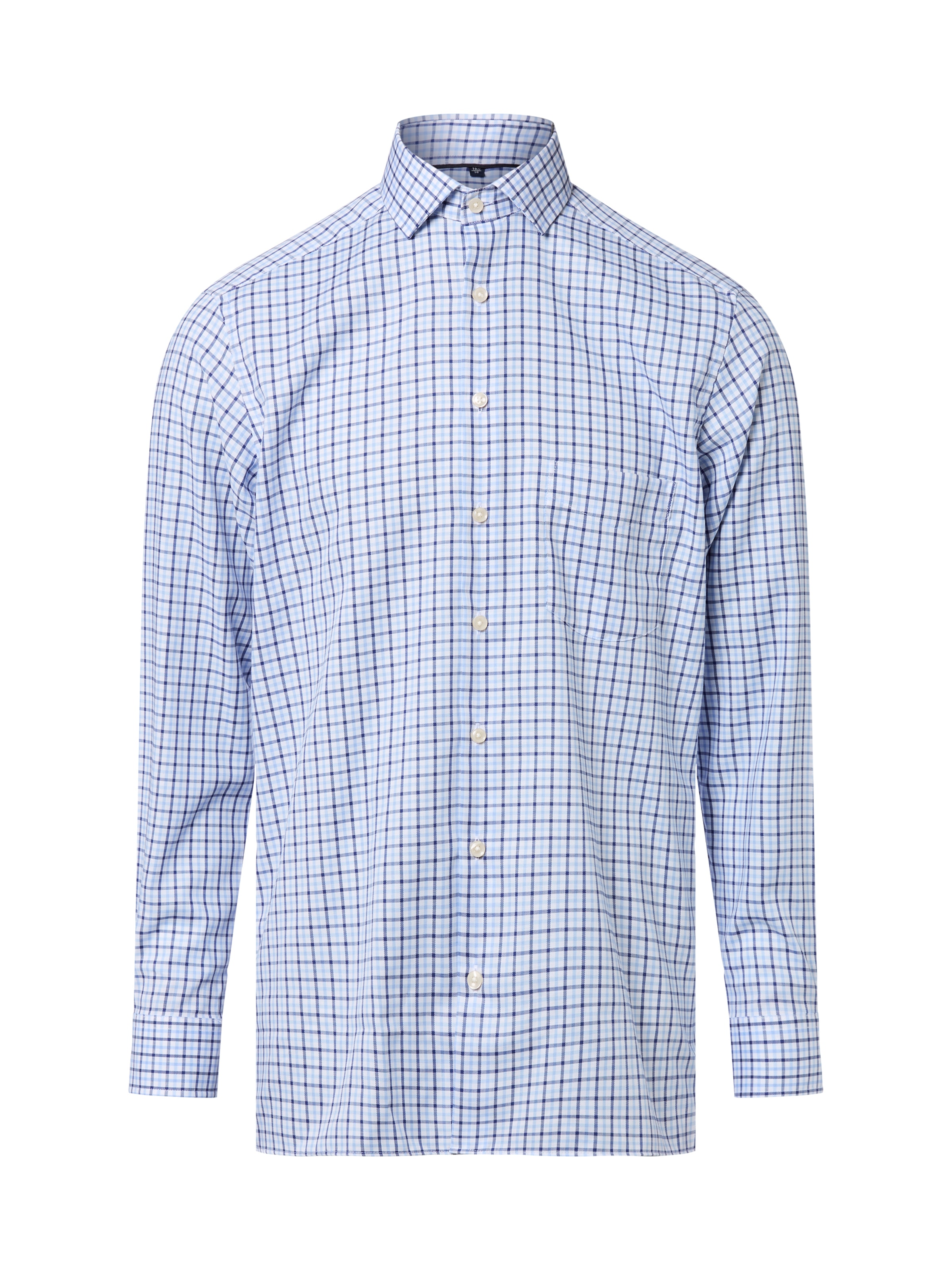 Andrew James Regular fit Overhemd in Blauw: voorkant