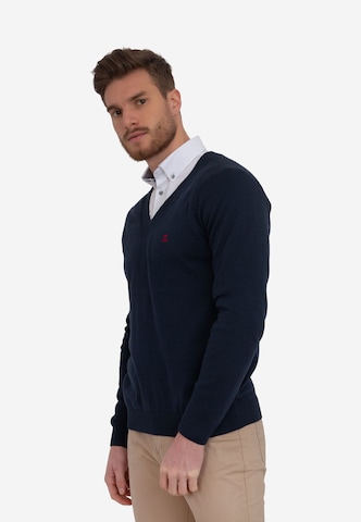 Sir Raymond Tailor Sweater 'Svend' in Blue