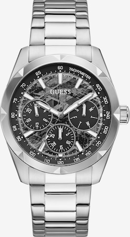 Montre à affichage analogique ' ROCCO ' GUESS en argent : devant