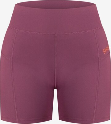 Smilodox Skinny Sportshorts 'Althea Pro' in Lila: predná strana