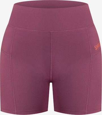 Pantalon de sport 'Althea Pro' Smilodox en violet : devant