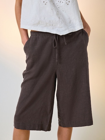 Next Regular Pants in Brown: front