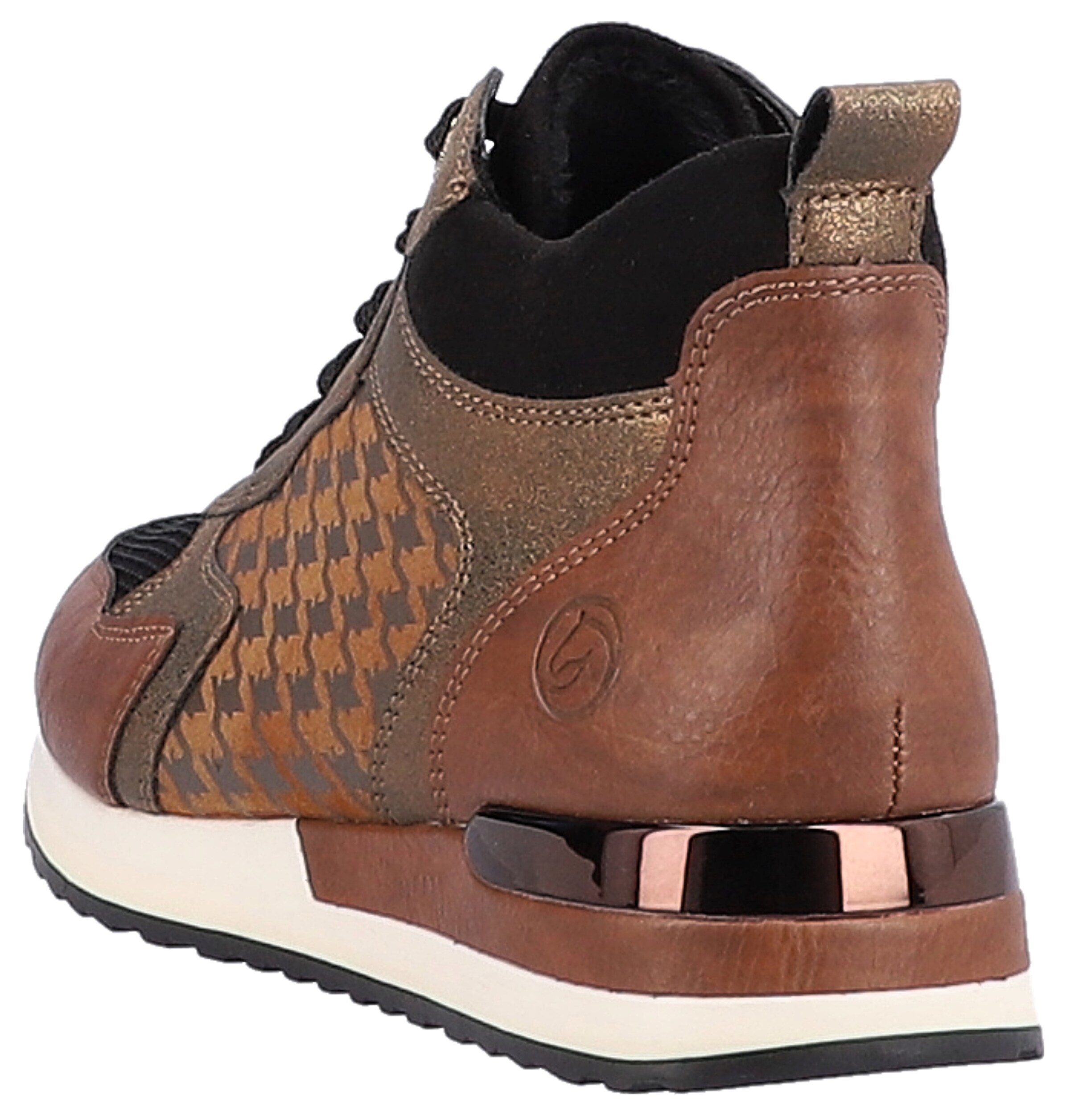 Sneaker alta di REMONTE in marrone