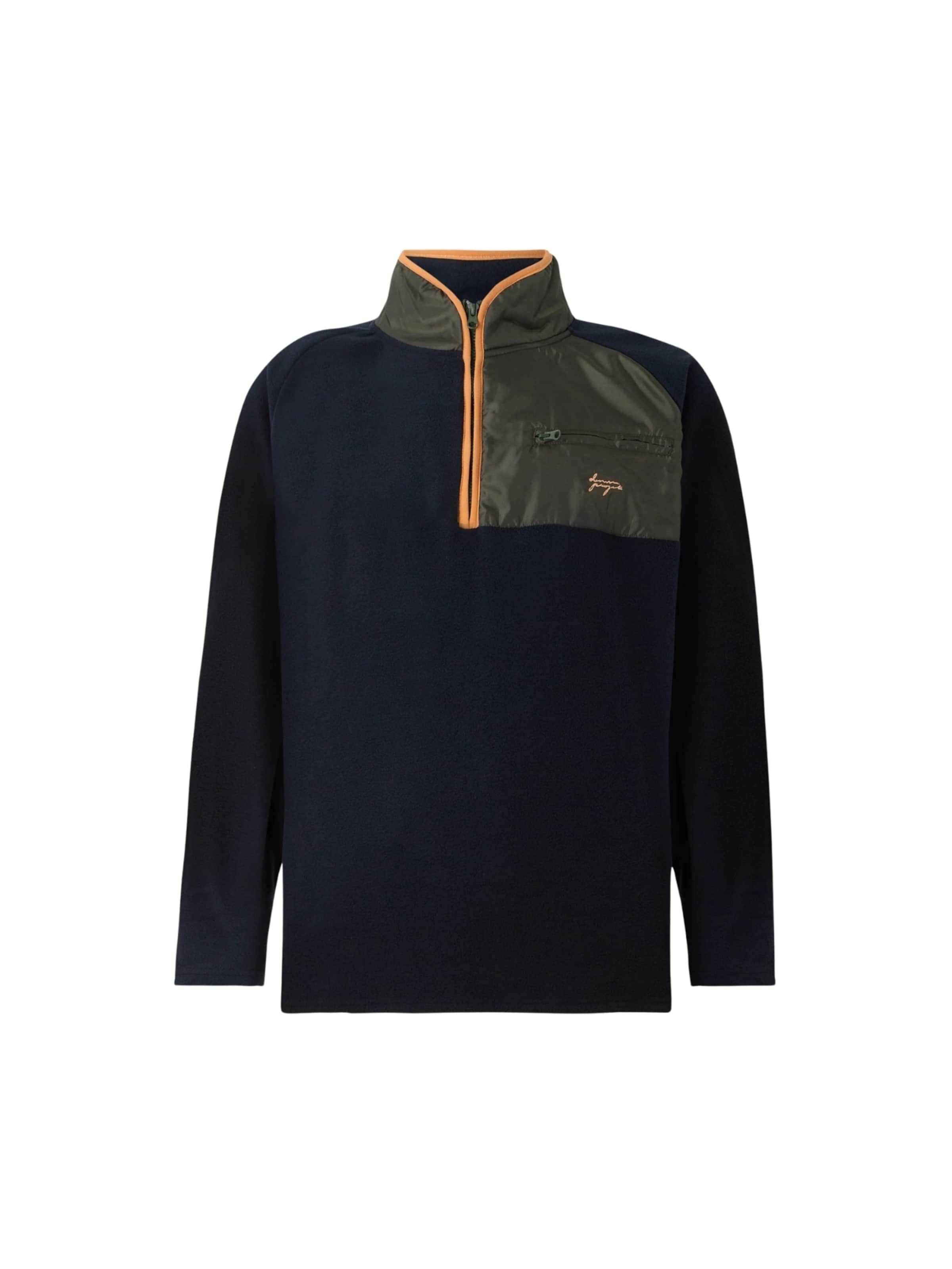 Denim Project Between-season jacket ' DP Combined Half Zip ' in Dark blue, Item view