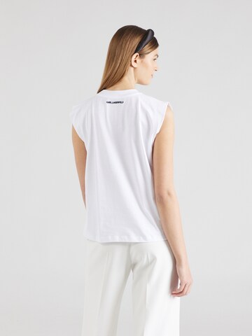 Karl Lagerfeld Top in Weiß