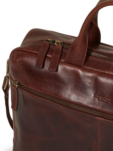 Borsa per laptop 'Laptop Bag Frank Brown' di Howard London in marrone