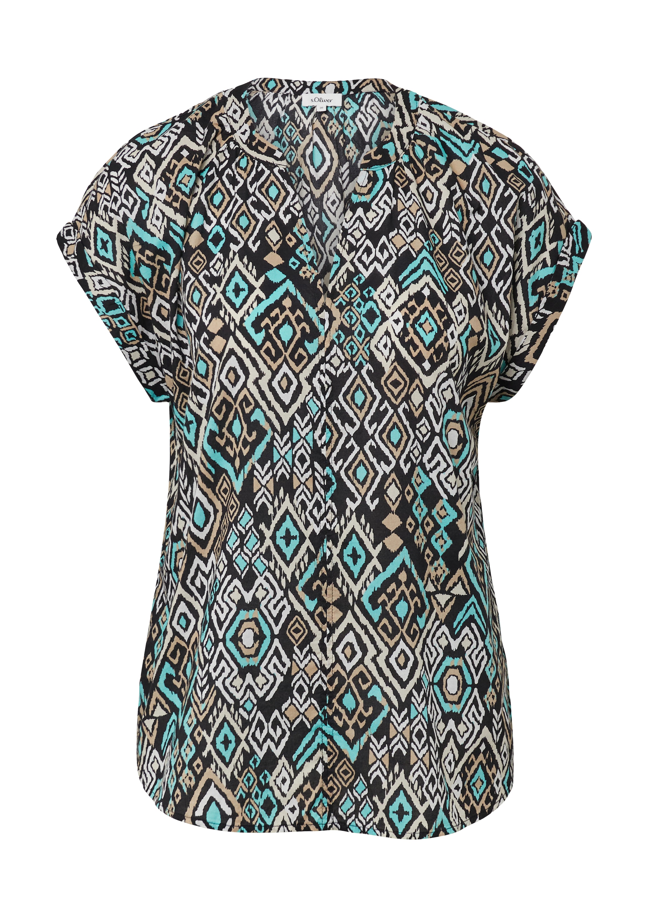 s.Oliver Bluse in Schwarz: Vorderseite