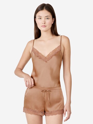 ETAM Pajama Pants 'Milky' in Yellow: front