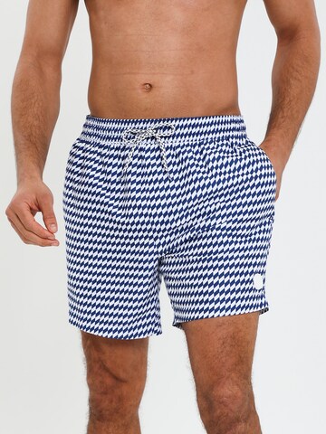 Threadbare Swim Trunks 'Denby' in Blue