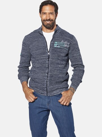 Jan Vanderstorm Gebreid vest 'Aksellund' in Blauw