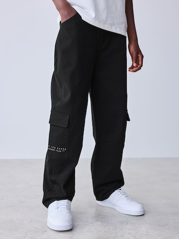 Baker by Ted Baker - Loosefit Pantalón en negro: frente