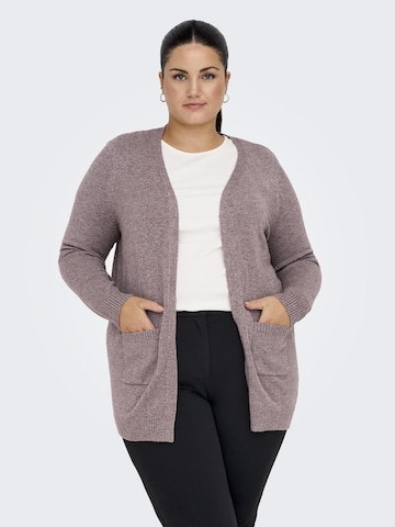 Cardigan 'Esly' ONLY Carmakoma en marron : devant