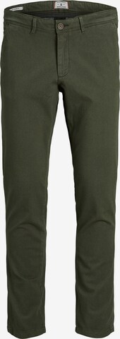 JACK & JONES Slimfit Chino nadrág 'Marco' - zöld: elől