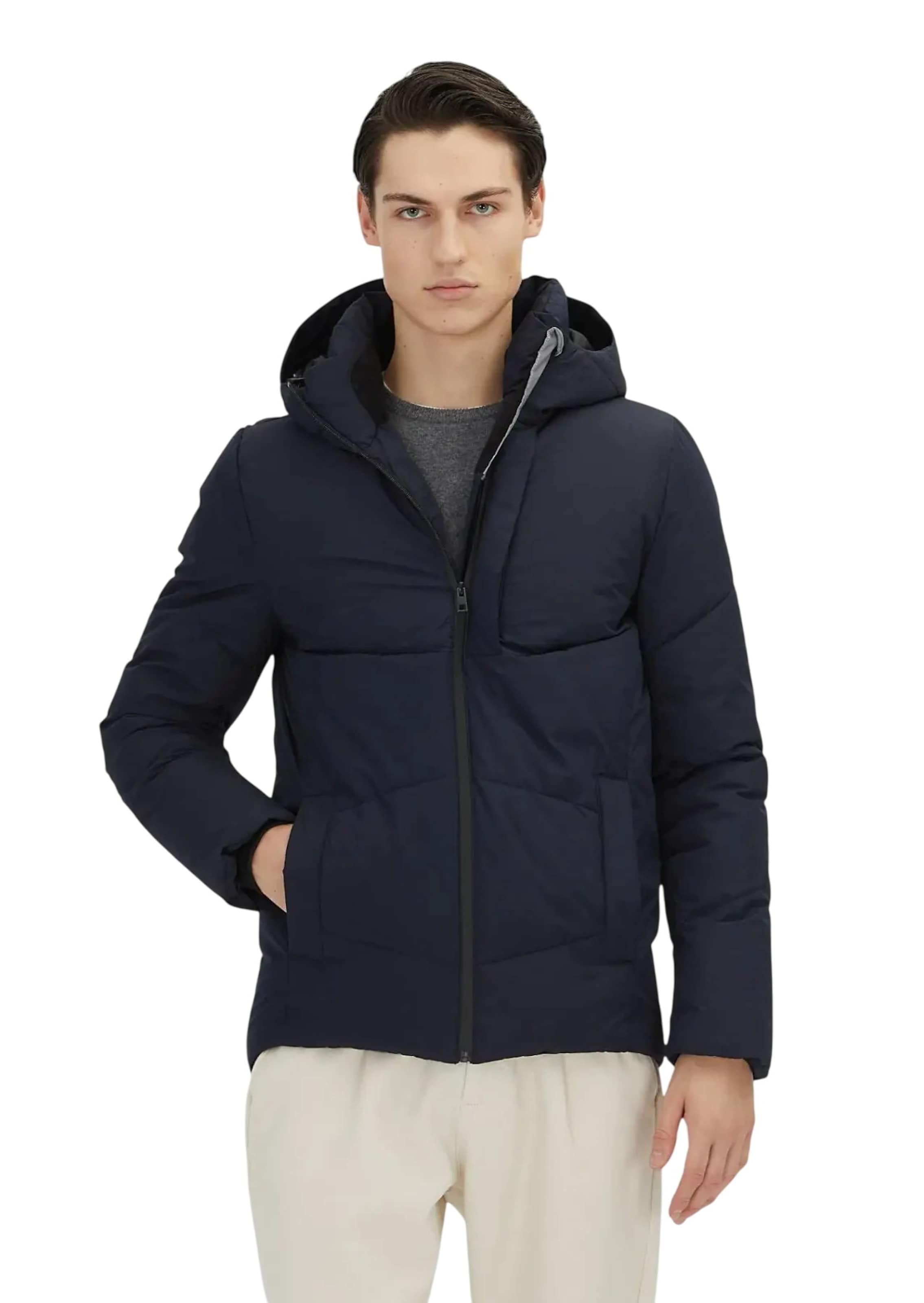 Ramsey Mantel in Blau: Vorderseite