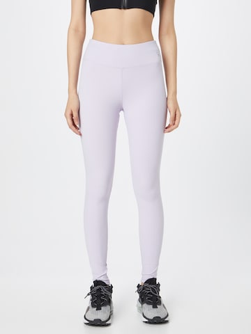 Skinny Pantaloni sportivi di Juicy Couture Sport in lilla: frontale