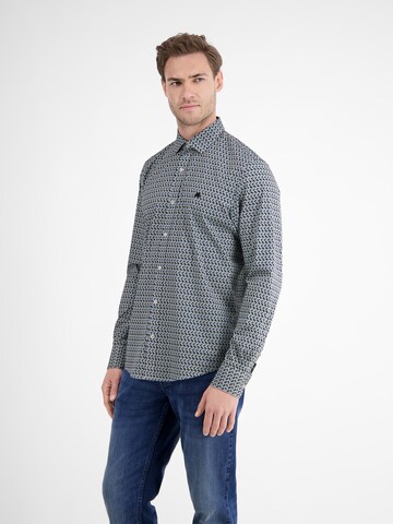 LERROS Regular fit Button Up Shirt in Blue
