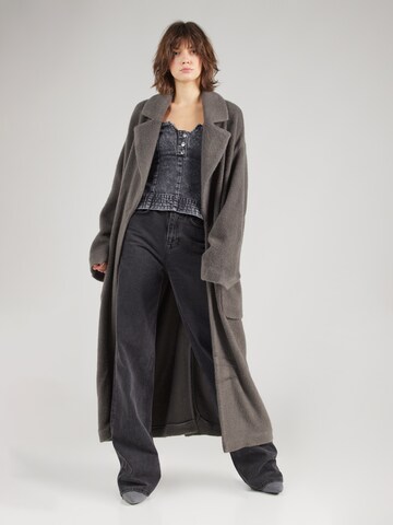 TOPSHOP Between-Seasons Coat in Grey