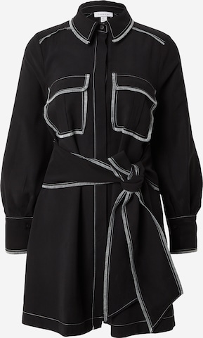 Robe-chemise TOPSHOP en noir : devant