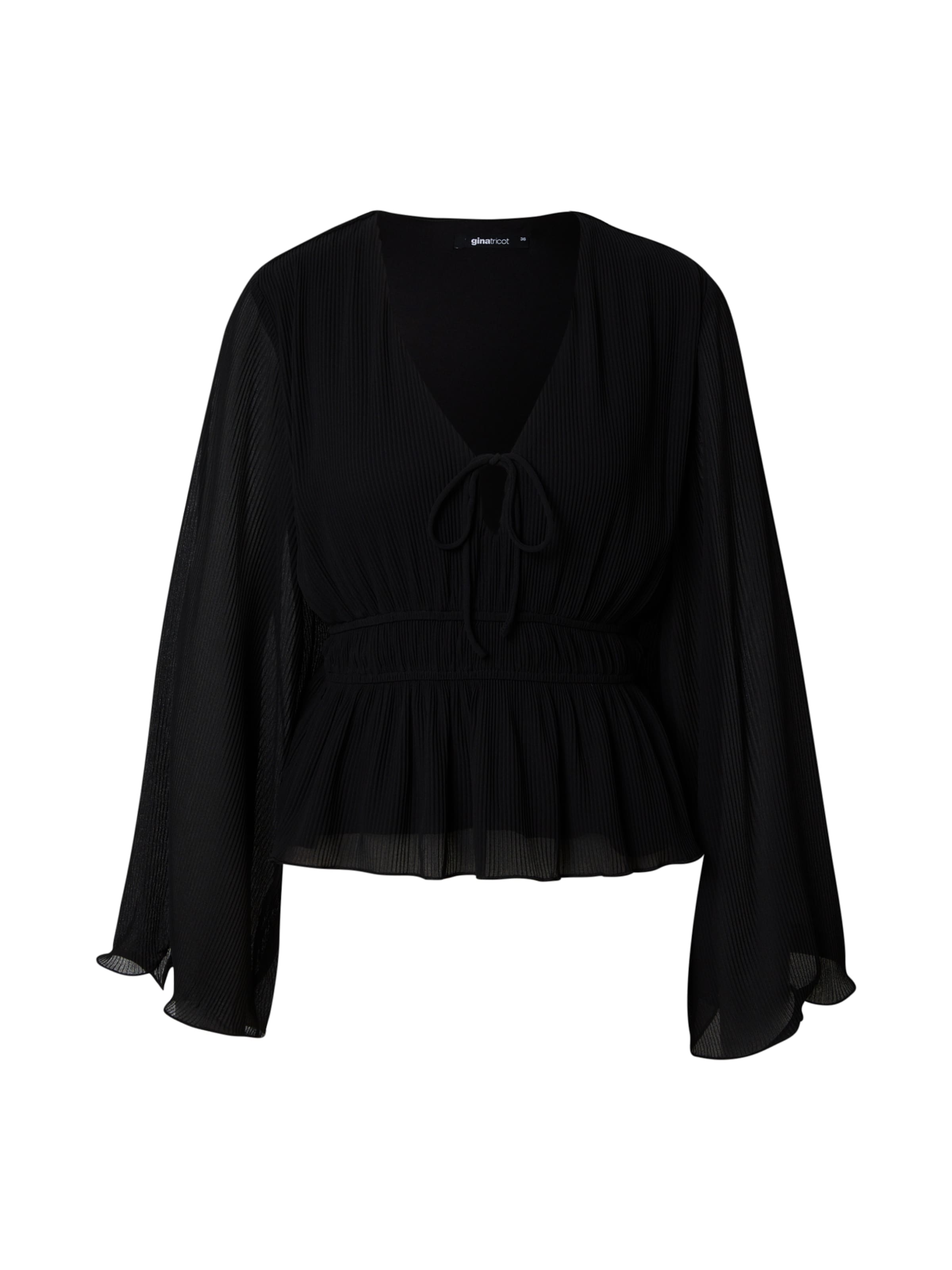 Gina Tricot - Blusa en negro: frente