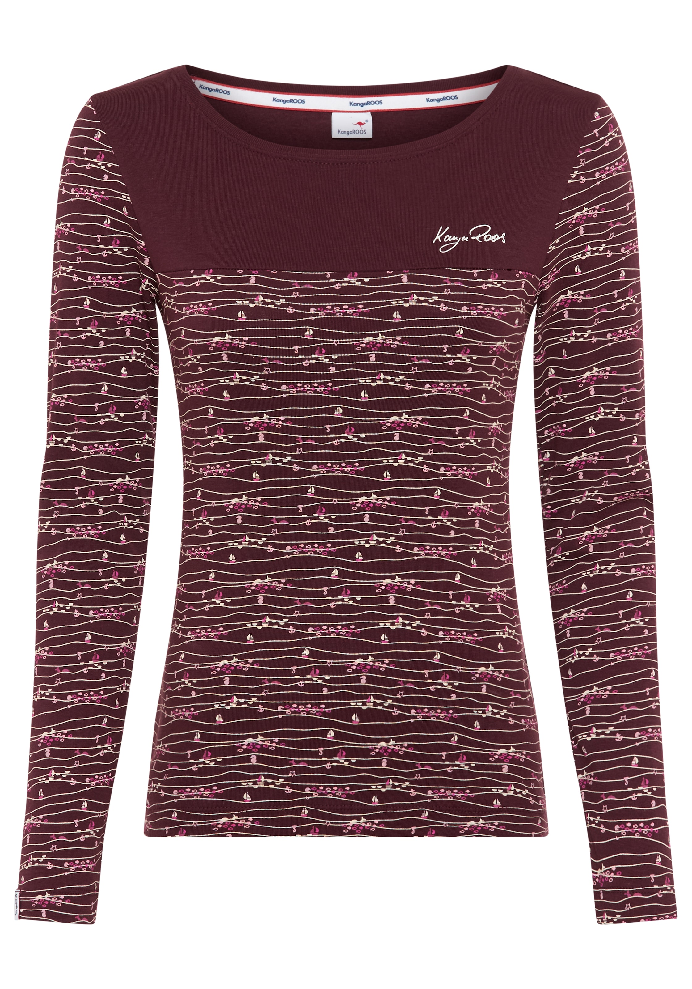 KangaROOS Shirt in Rot: Vorderseite