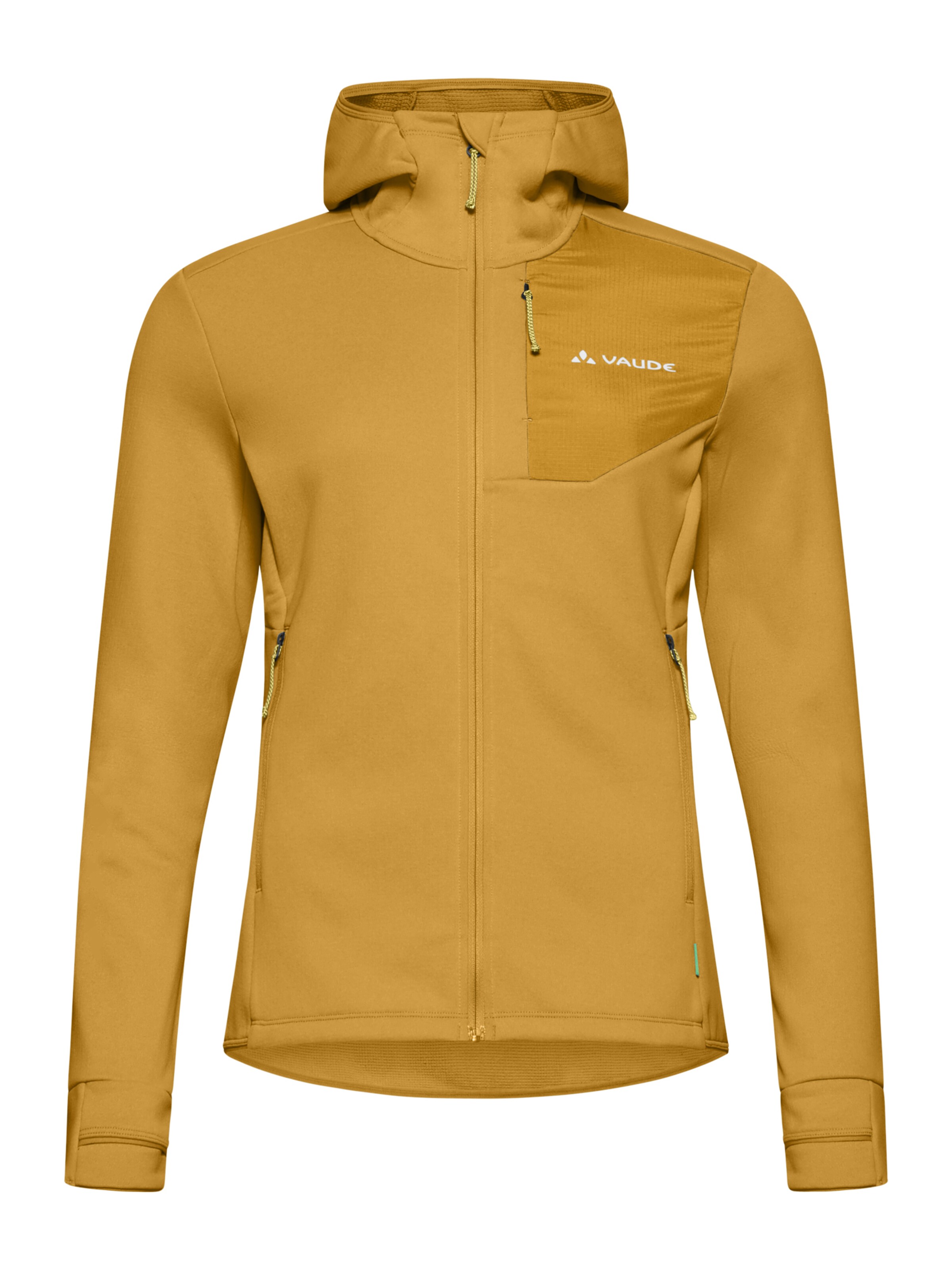 VAUDE Sportjacke 'Monviso III' in Gelb: Vorderseite