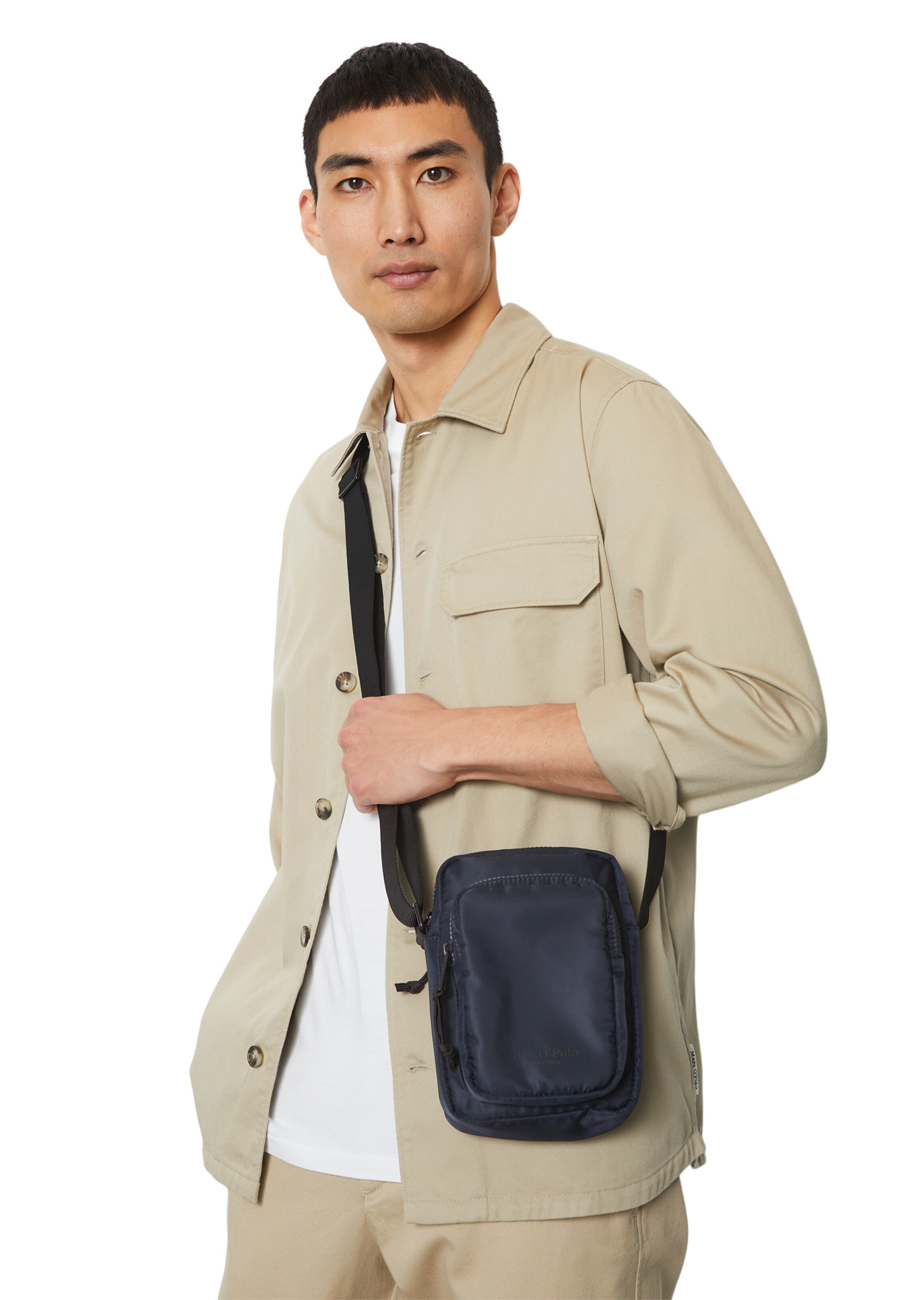 Marc O'Polo Crossbody bag in Blue: front