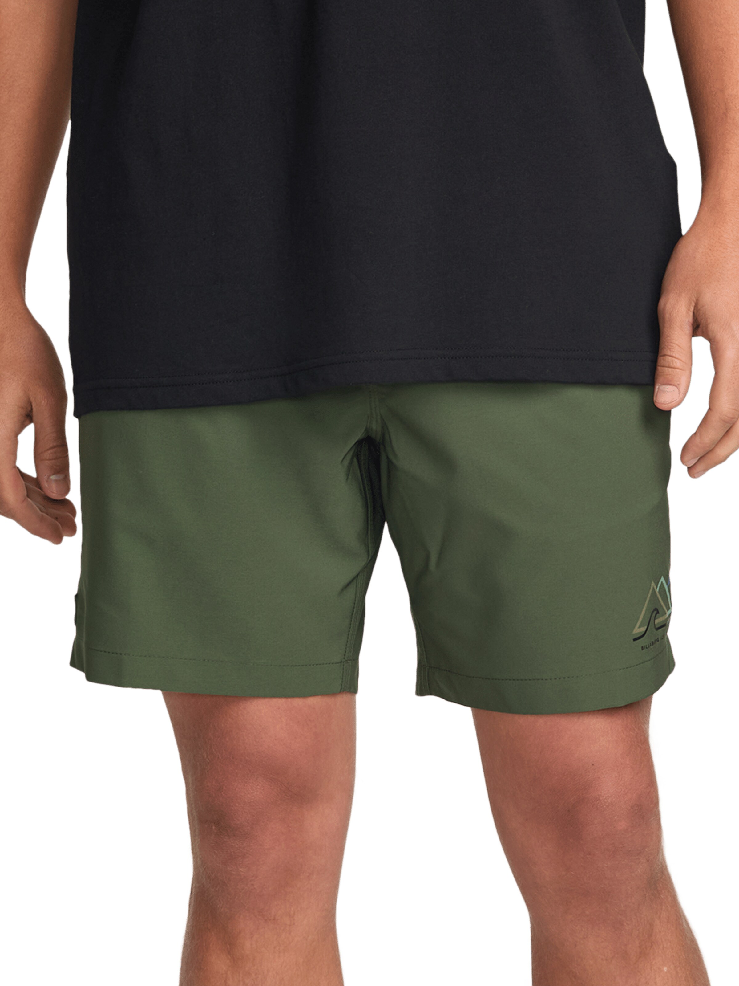 Regular Pantalon 'Surftrek 17' BILLABONG en vert : devant