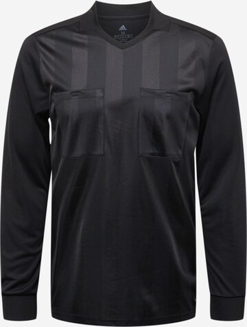 ADIDAS PERFORMANCE - Camisola de futebol 'REFEREE' em preto: frente