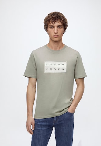 JACK & JONES Μπλουζάκι 'JCOFUSION' σε πράσινο
