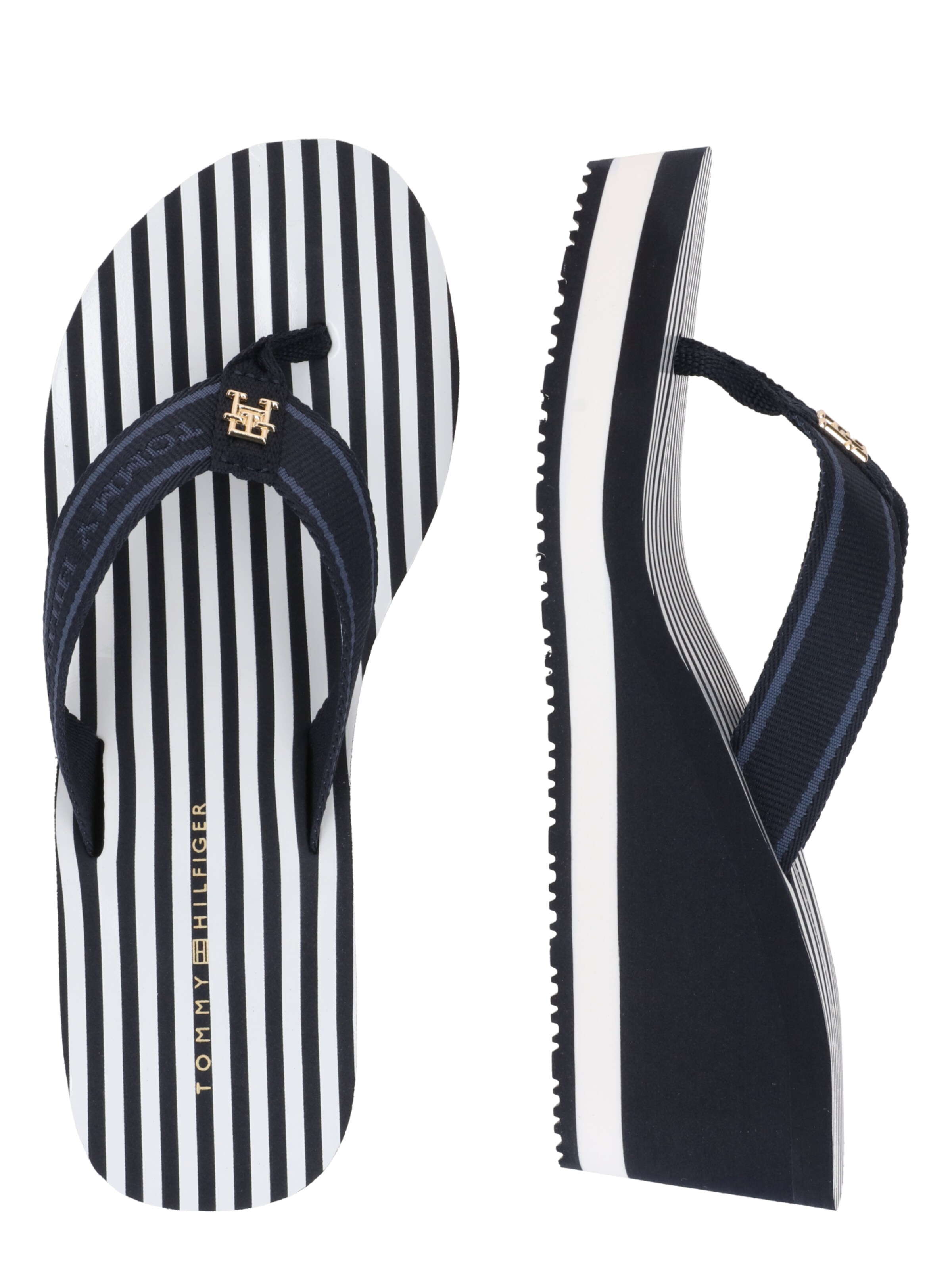 TOMMY HILFIGER Ujjelválasztó-pántos szandál - kék