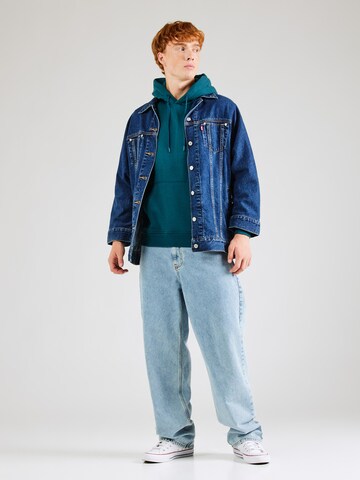 Tommy Jeans Sweatshirt 'ESSENTIAL' i blå