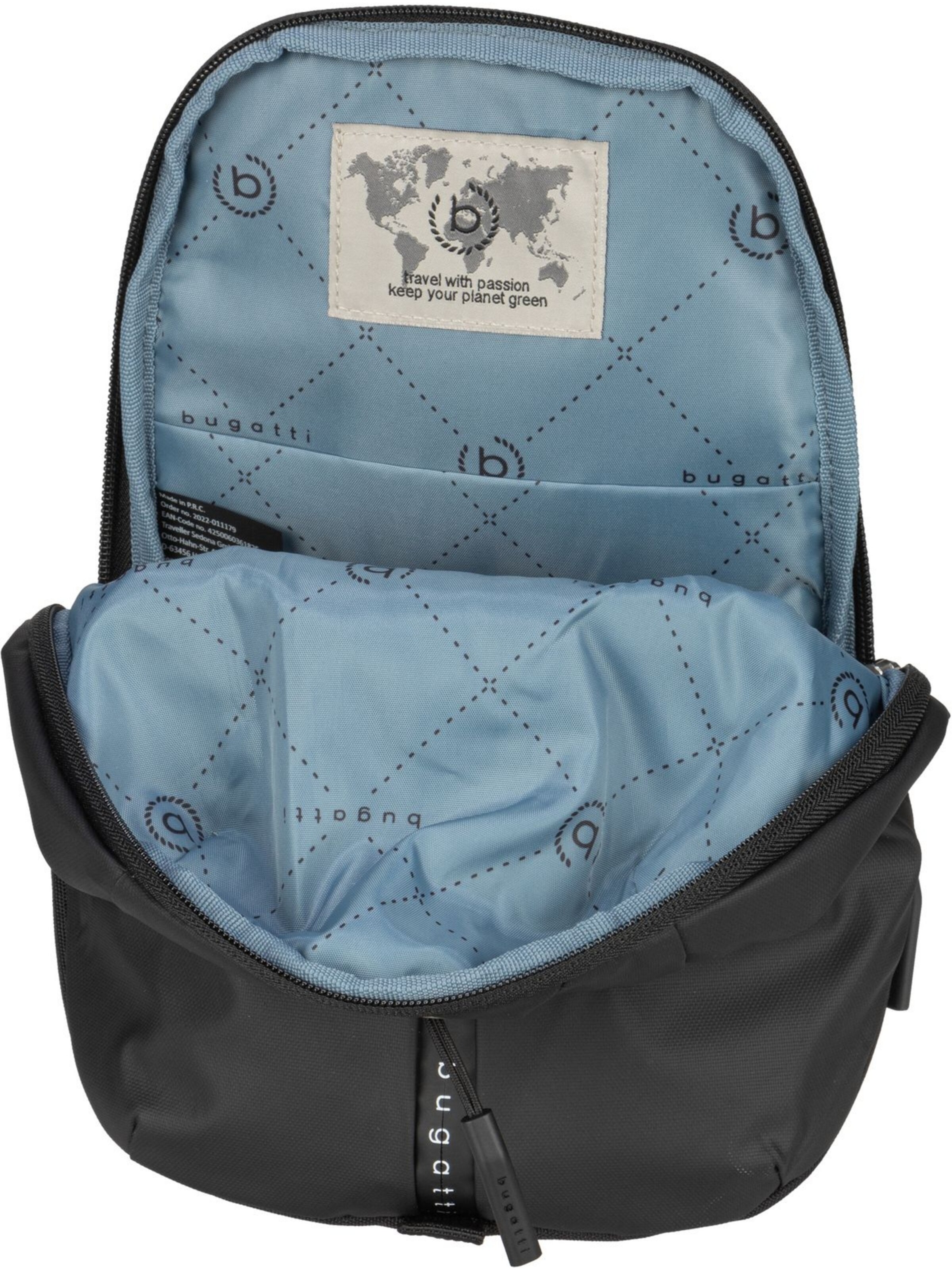 bugatti Rucksack 'Blanc DeLight' in Schwarz