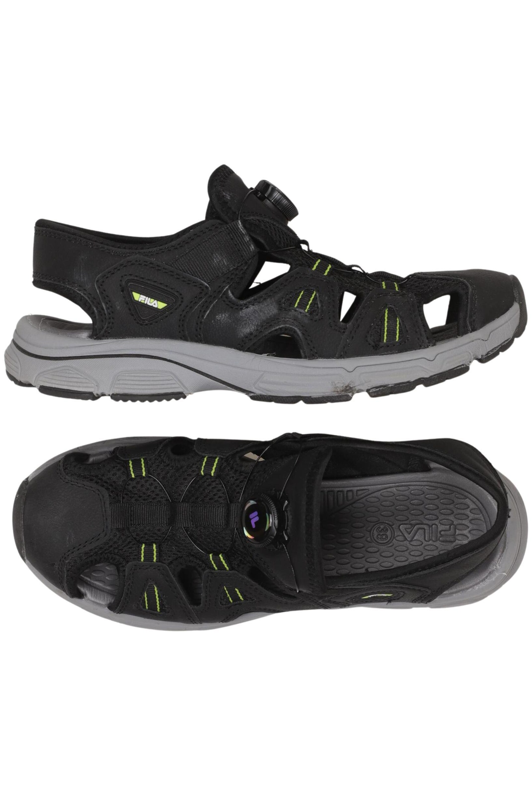 FILA Sandalen 39 in Schwarz: Vorderseite