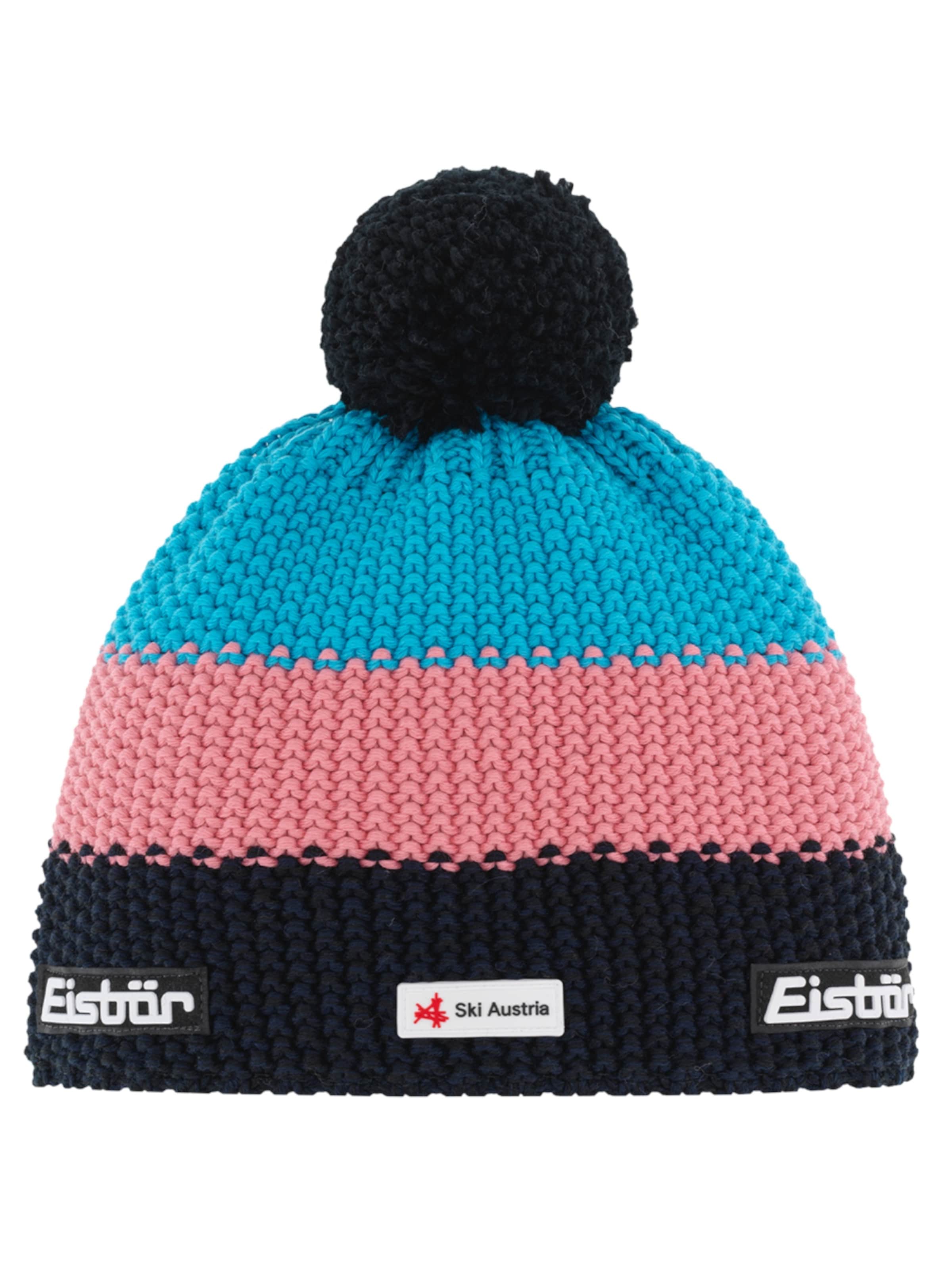 Eisbär Beanie 'Eisbar Star Pompon MU SKA' in Black: front