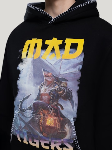MAD TIGERS - Sudadera 'Dark Oceans' en negro