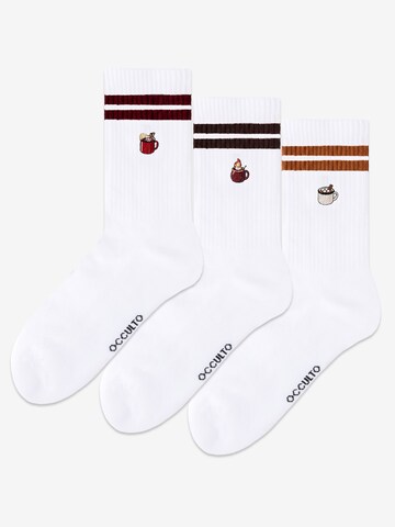 Occulto Sports socks 'Summer' in Red