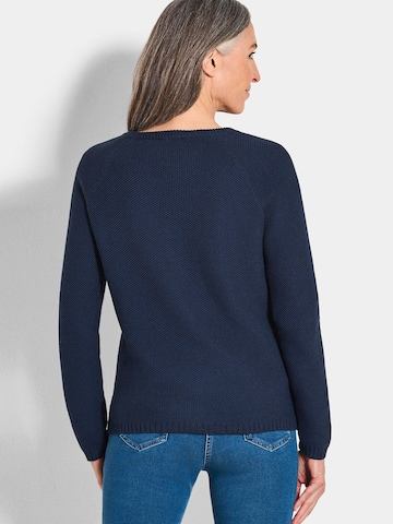 Goldner Gebreid vest in Blauw