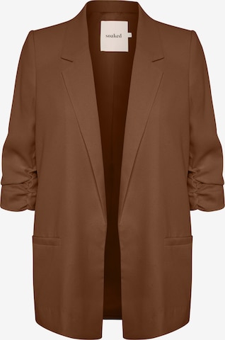 SOAKED IN LUXURY Blazer 'Forever Irresistible' i brun: forside