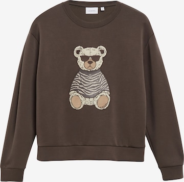COMMA - Sudadera en marrón: frente