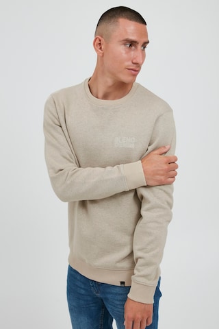 BLEND Sweatshirt 'HARRO' in Beige: front